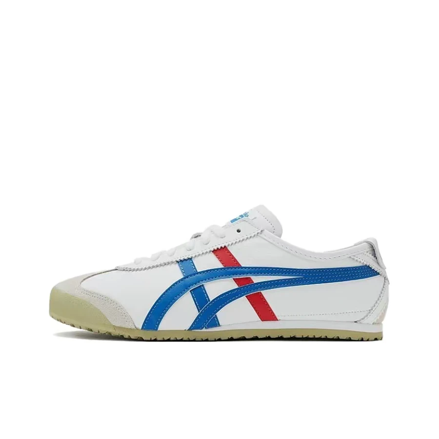 Onitsuka Tiger MEXICO 66 Unisex White Low-Top Casual Shoes  Stylish Minimalist Design, Non-Slip & Durable DL408-0146
