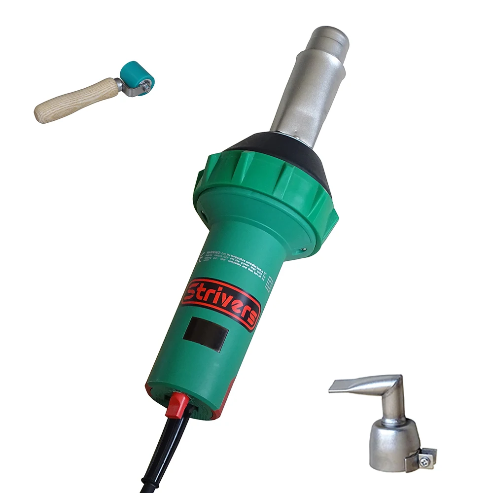

DG-1600+N15 220V Hot Air Heat Gun 1600W Portable PVC Roof Welder Very Cheap New Condition HDPE Plastic Welding Machine Wedge Kit