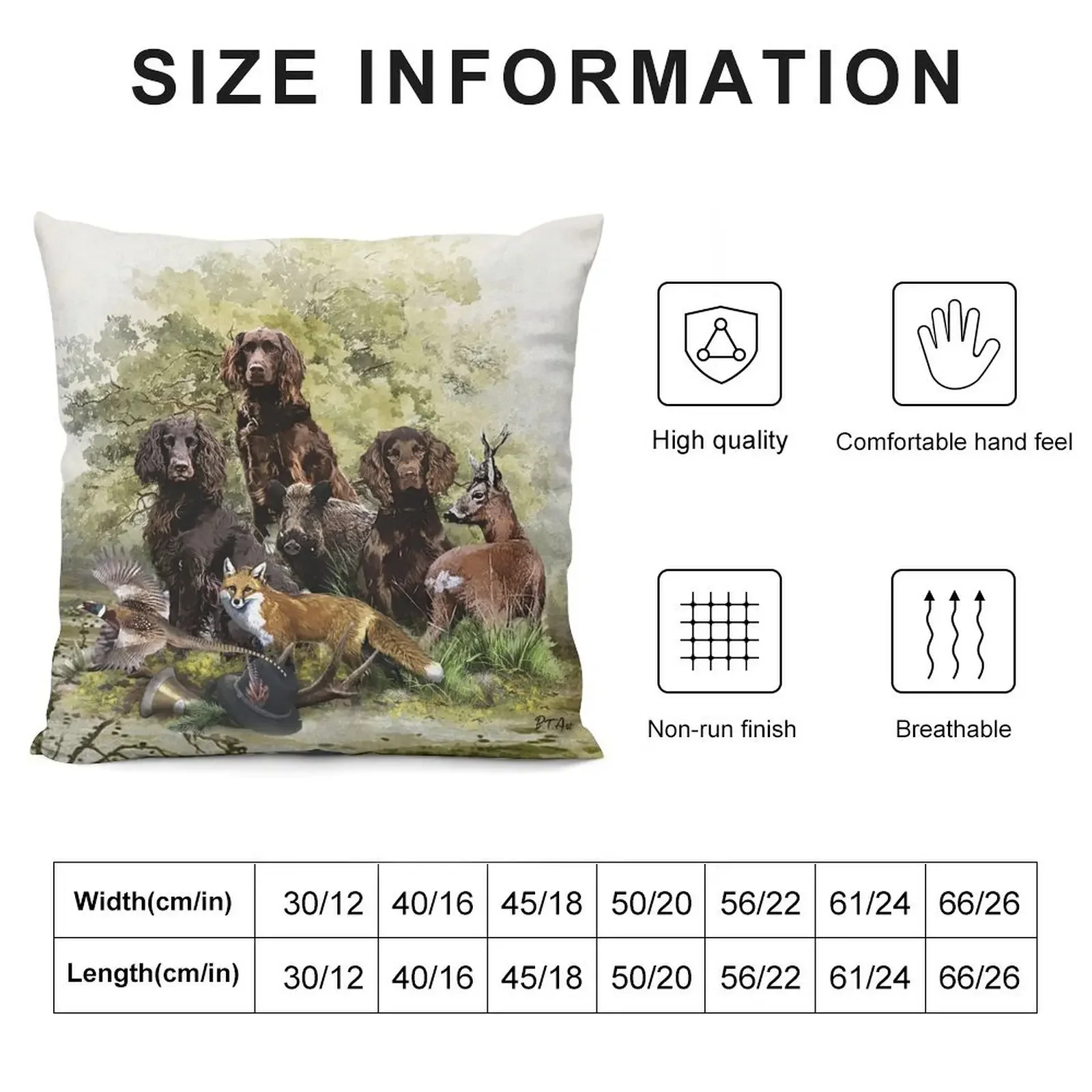 German Spaniels ( Deutscher Wachtelhund ) Throw Pillow Luxury Cushion Cover christmas pillowcases pillows decor home pillow