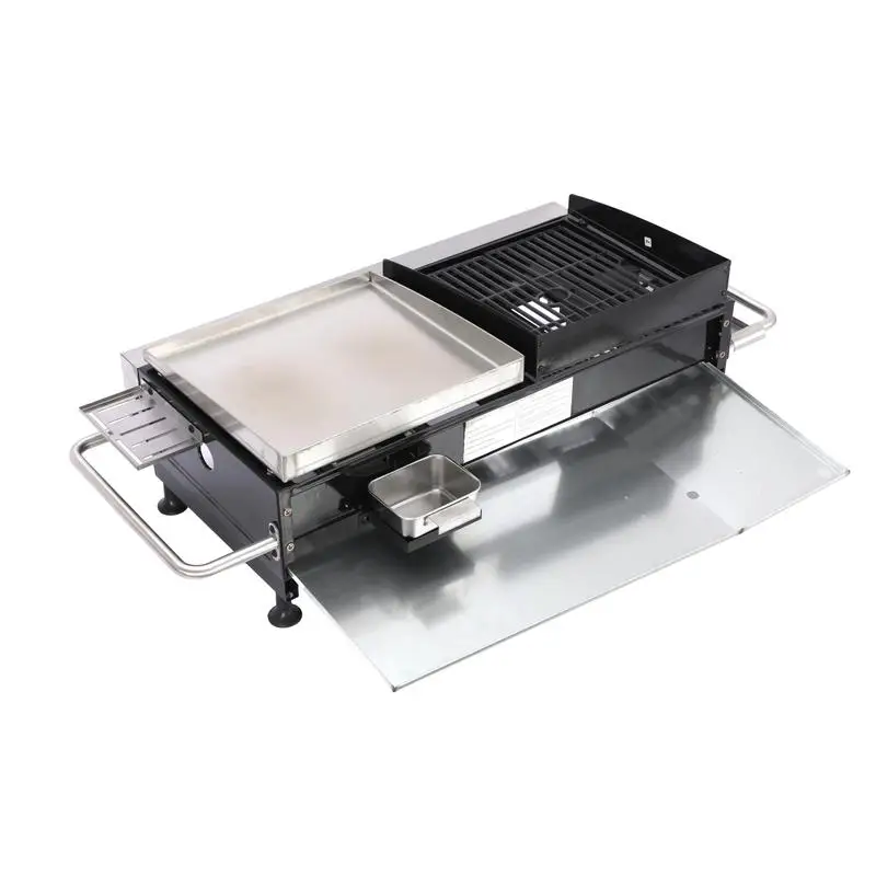 وحدة كومبو لشواية الغاز والبلانشا للطهي في الهواء الطلق #5