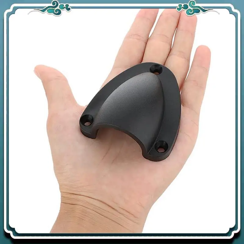 A65G-12 قطعة غطاء فتحة تهوية كابل سلك بحري من النايلون 2.5 بوصة، فتحة تهوية صدفي للقارب، سمك الحافة الناعمة 1/8 بوصة، غطاء فتحة تهوية السلك