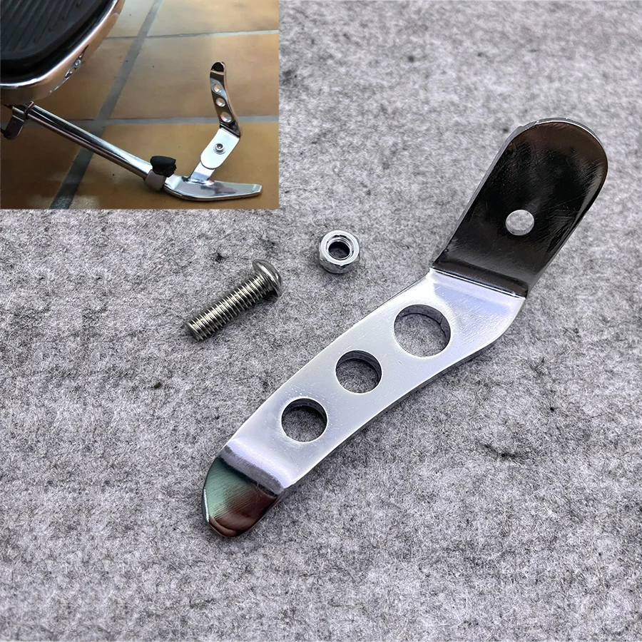 1 zestaw przedłużacza stojaka motocyklowego ze stopu chromowanego do Harley Davidson Touring przemieszczanie się po ulicy FLHX Road King FLHR CVO
