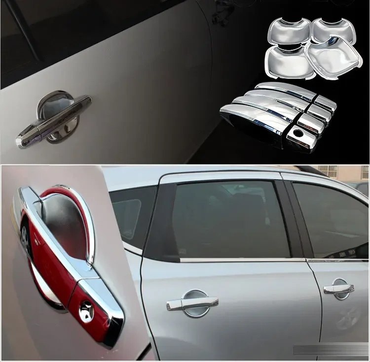 For chevrolet captiva vauxhall opel antara Chrome Door Handle Covers 4Pcs/Set Chevy 2006-2016 Accessories Stickers Car Styling