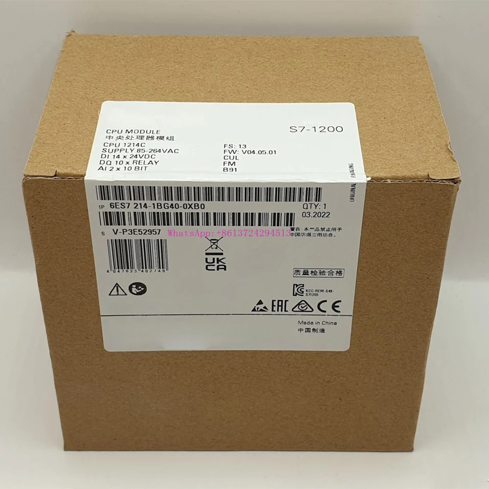 

New for Siemens 6ES7214-1BG40-0XB0 6ES7 214-1BG40-0XB0 Module in Box