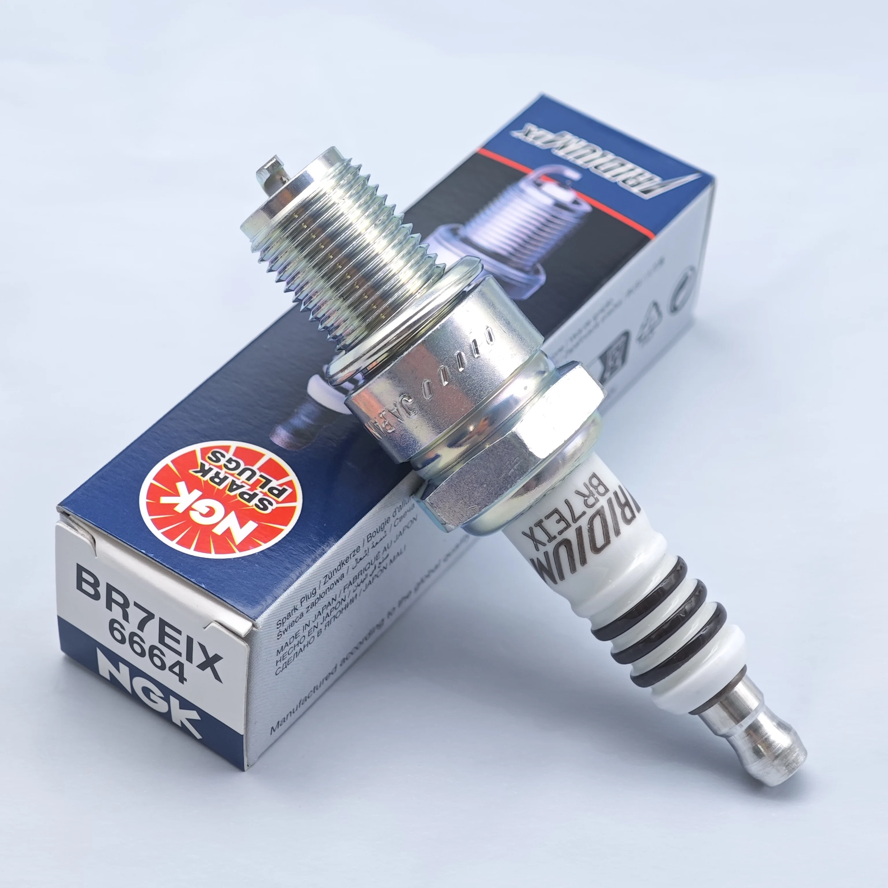 1pcs Original NGK Iridium Spark Plug BR7EIX 6664 Upgrade BR7ES B7ES