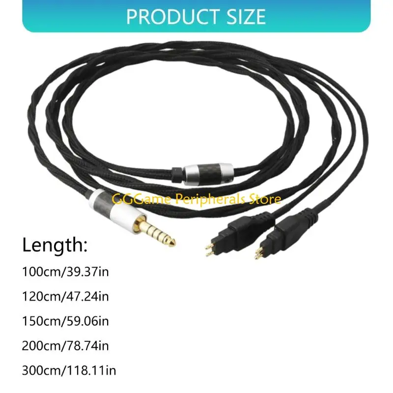 U55B Atualização fone ouvido substituição 4,4 mm para HD580, HD600, HD650, HD660S, HD58X e HD6XX