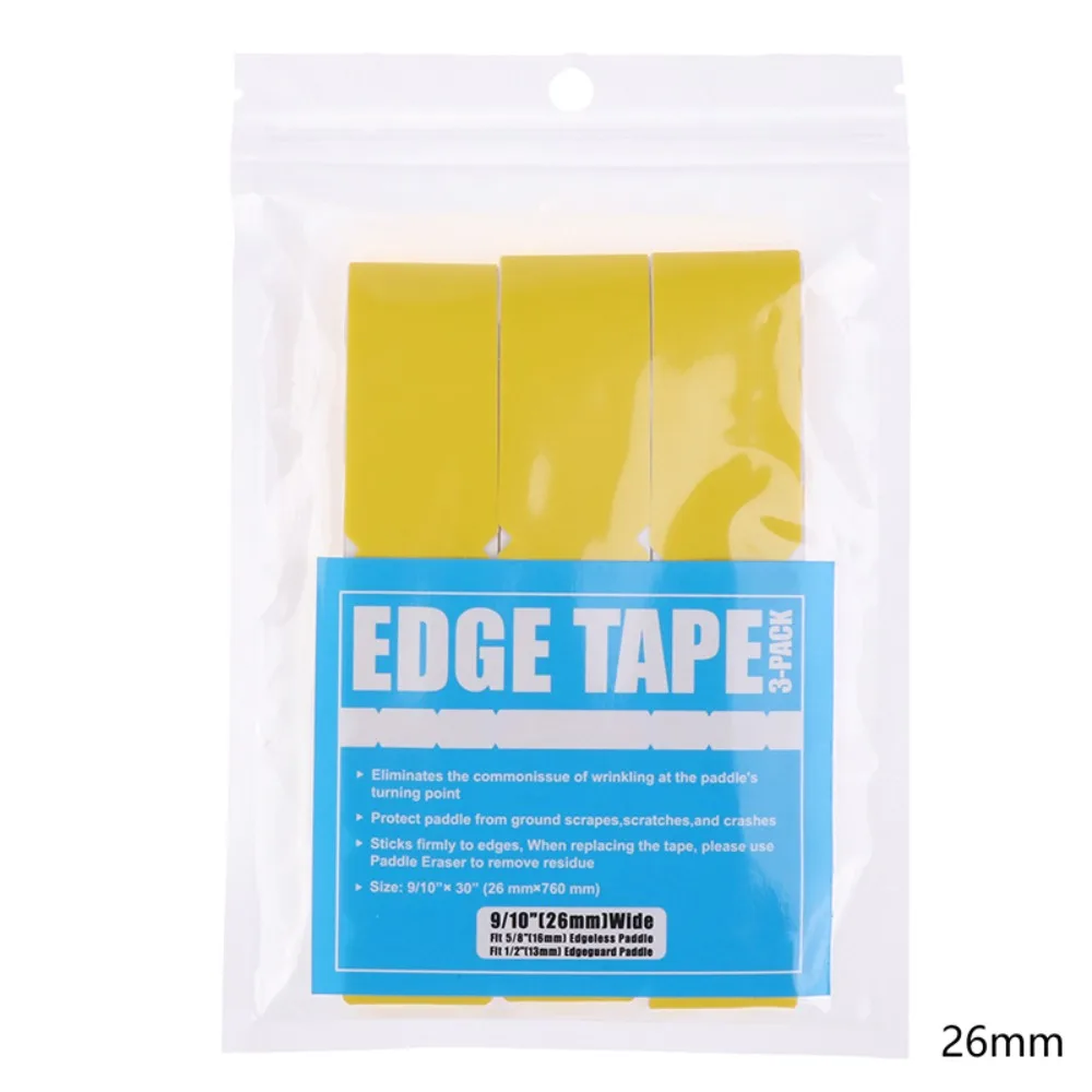 

3PCS TPU Pickleball Racket Edge Strip Protector High Elastic High Fit Pickleball Racket Frame Protective Tape Shock Absorption