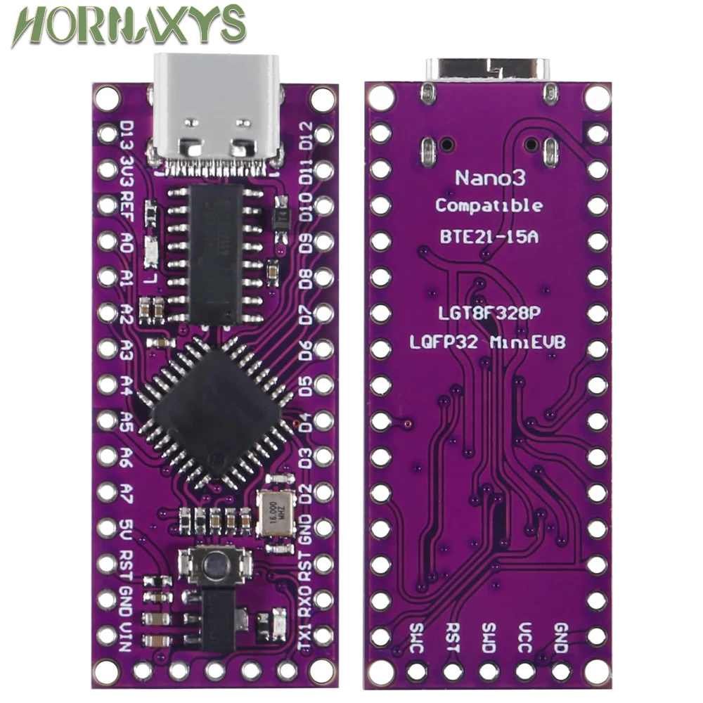 1-10 Uds LGT8F328P LQFP32 MiniEVB reemplazar RDUino para el chip NANO V3.0 HT42B534