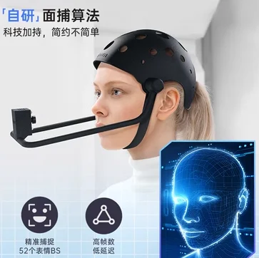 Virtual Unmarked Point Face Capture/Facial Expression Capture Helmet/Camera Helmet