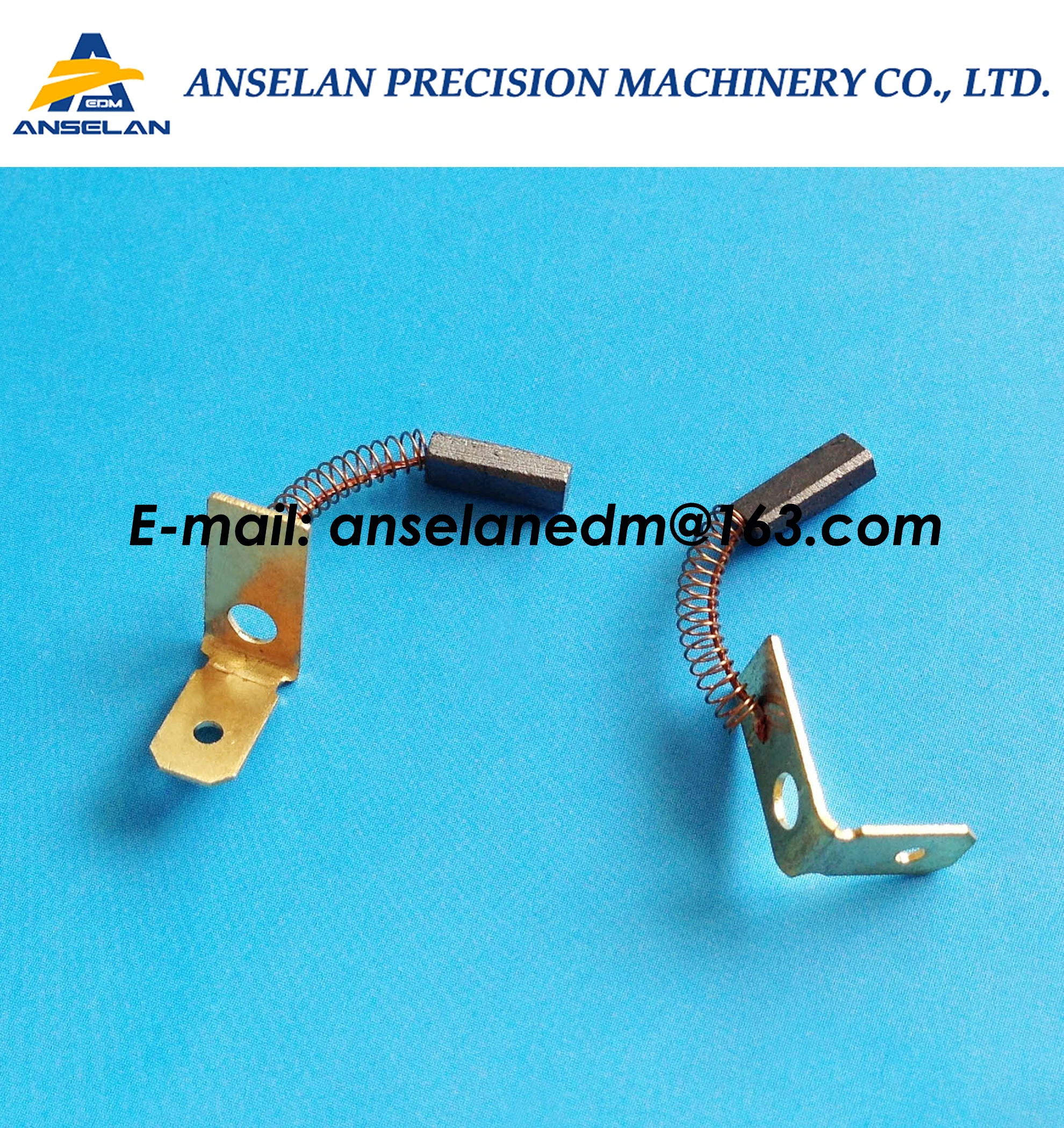 

(4pcs) 200010031 edm Contact Brush for tacho of ABB/BBC/ NIDEC motor, edm Carbon brush 200.010.031, 010.031 for ROBOFIL 290,300,