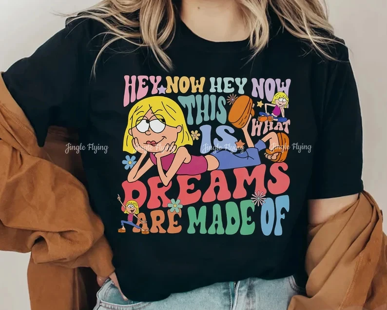 Cute Lizzie McGuire This Is What Dreams Are Made Of Retro T Shirt WDW Magic Kingdom Trip Family Vacation Holiday Gift