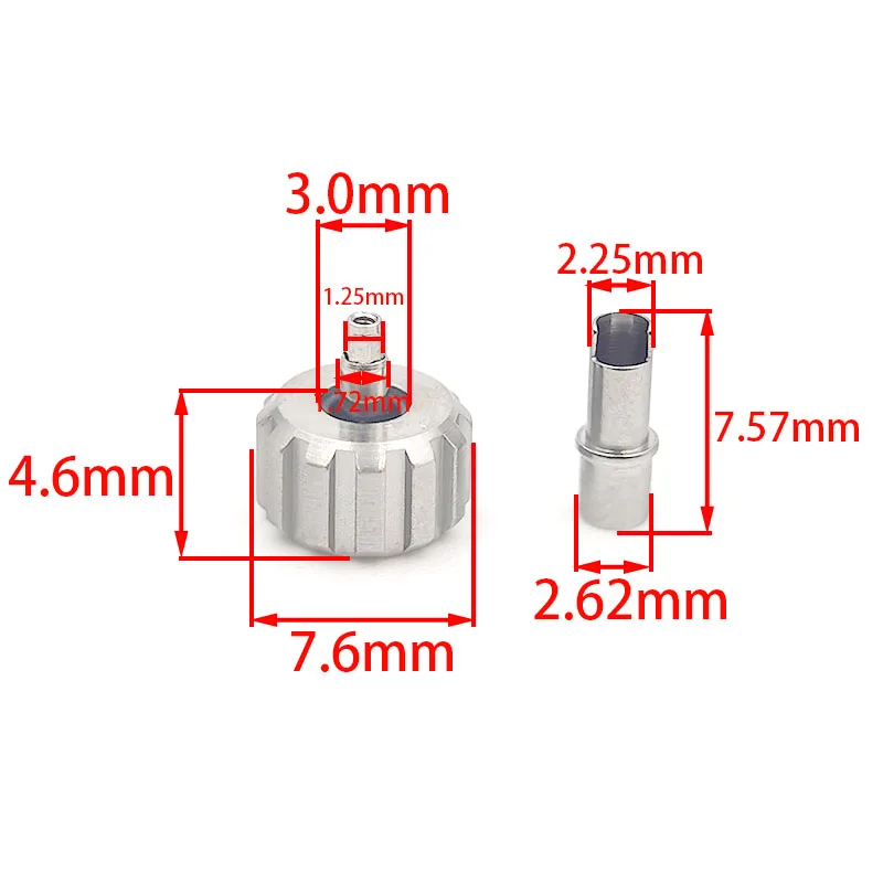 Аксессуары для часов, корона с внутренней проволокой и винтовой головкой для Tag Heuer Aquaracer WAJ2111/WAJ2110/WAJ2150