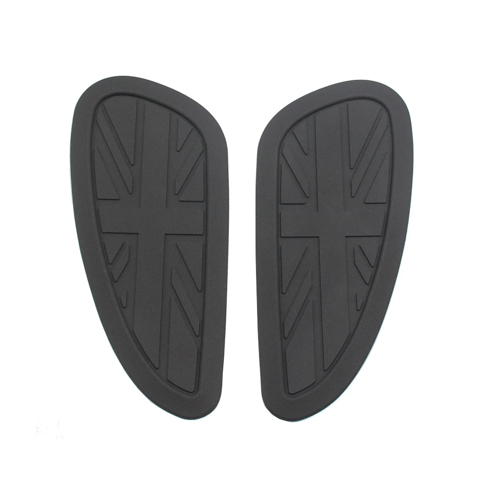 Knee Tank Pad Rubber Stickers For T120 T100 Thruxton 1200 R Bobber 1200 Thunderbird 900 Interceptor 650