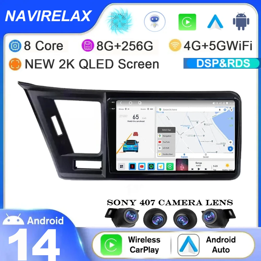 

Android 14 For Honda Spirior 2015 Multimedia Car Monitor Lettore Autoradio Video Player Screen GPS Bluetooth Auto Stereo Radio