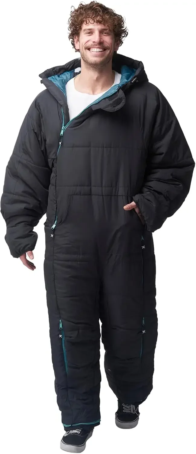 Original Wearable Sleeping Bag - Outdoor & Indoor Sleeping Bags - Sleeping Bag Suit - Temp Rating 35 to 44 Degrees F
