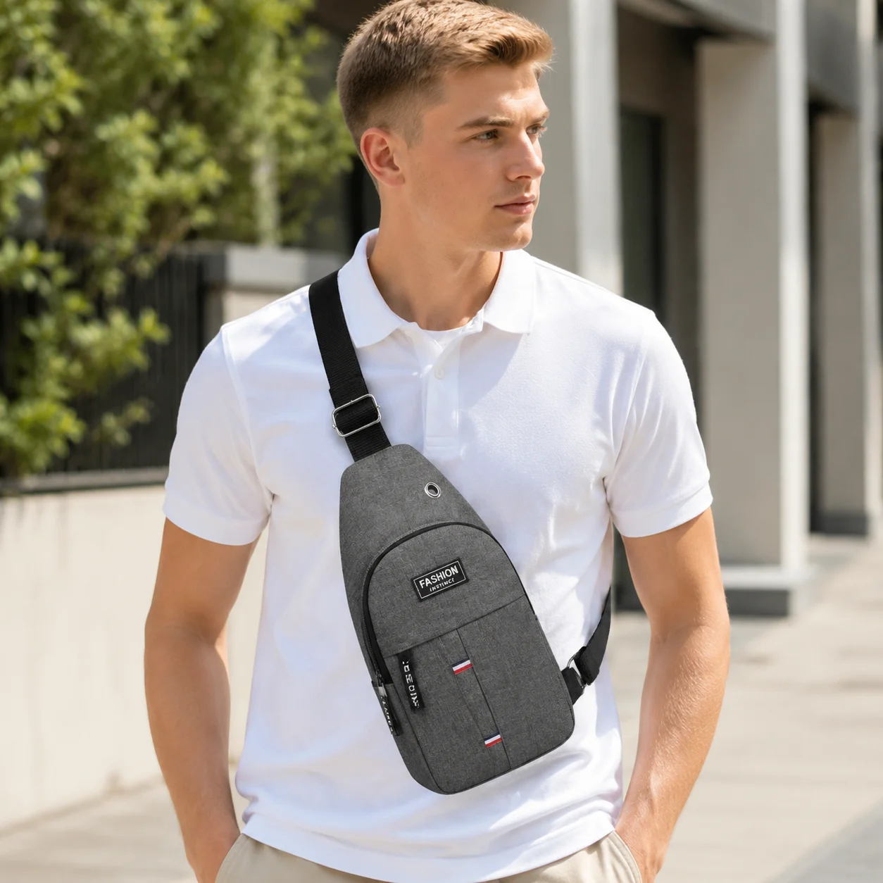 Wasserdichte Gürtel tasche für Männer mit großer Kapazität, verstellbarer Riemen für Outdoor-Aktivitäten, Laufen, Wandern, Fahrrad-Hüft tasche – Detail 9