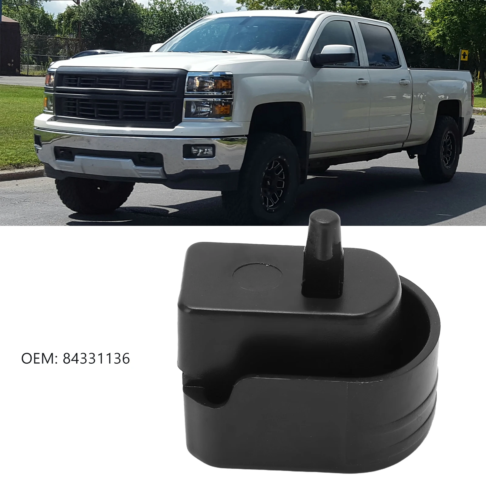 

Tailgate Bushing Lift Assist Tailgate Bushing Lift Assist Rear Right 84331136 Black Replacement for 1500 2500HD 3500HD