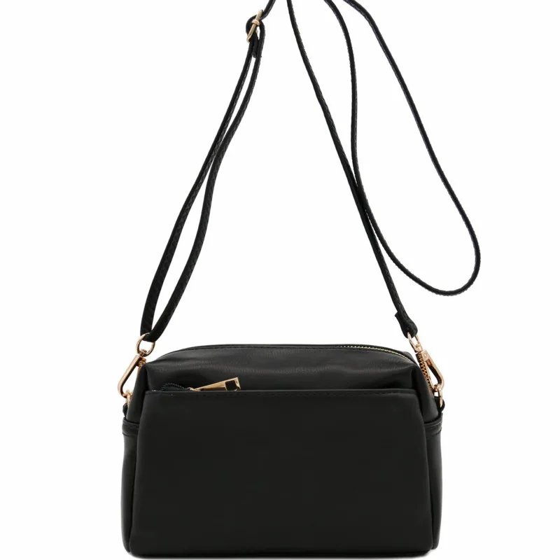 

Portable small fashion shoulder crossbody bag PU small square bag women's handbag straight