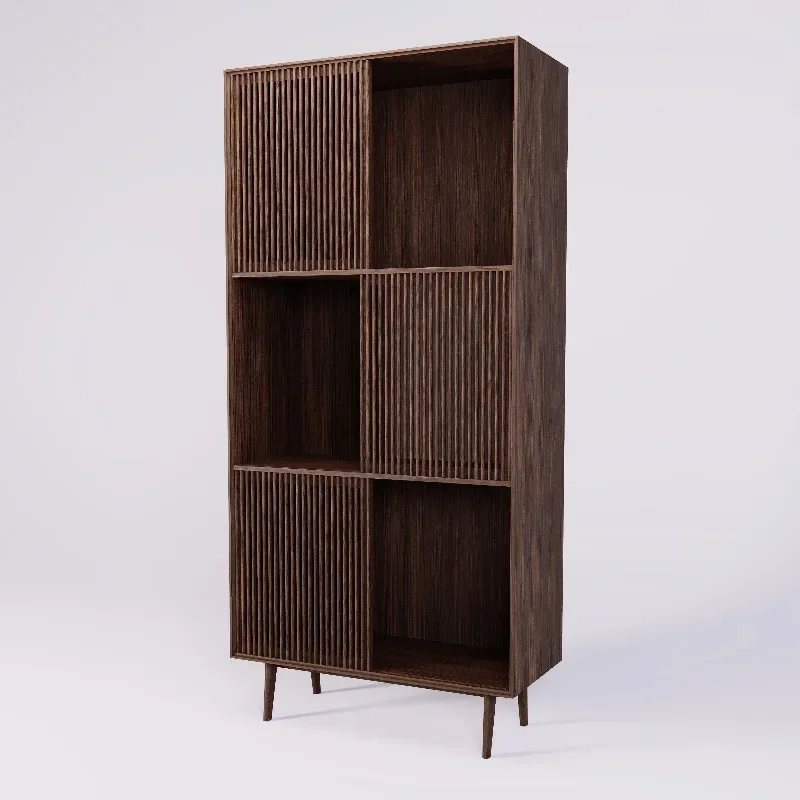Multifunctional bookshelf bookcase locker, suitable for living room or office furniture