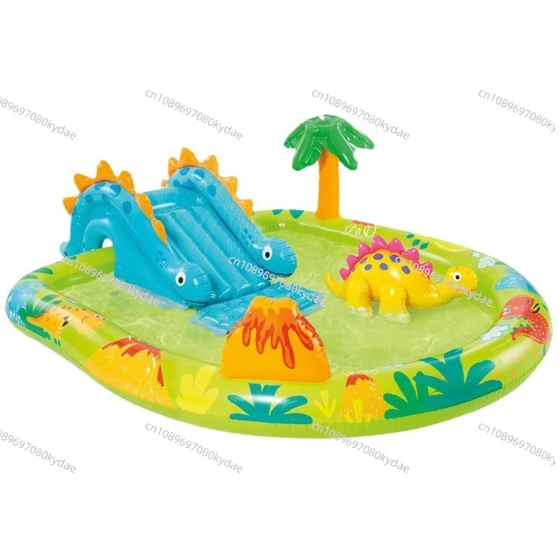 

Applicable To 57166 Volcanic Island Dinosaur Park Pool, Inflatable Children, Water Play, Family Pool Spot