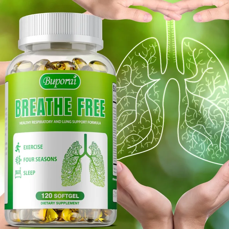 Lung Health Supplements - Smooth Breathing, Support Respiratory Health, Promote Metabolism, Replenishes Energy, Enhance Immunity