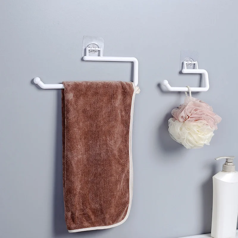 Dapur Handuk Rak Rak Handuk Gratis Punch Vacuum Sucker Kertas Roll Rak Penyimpanan Kertas Rak ZP7051445