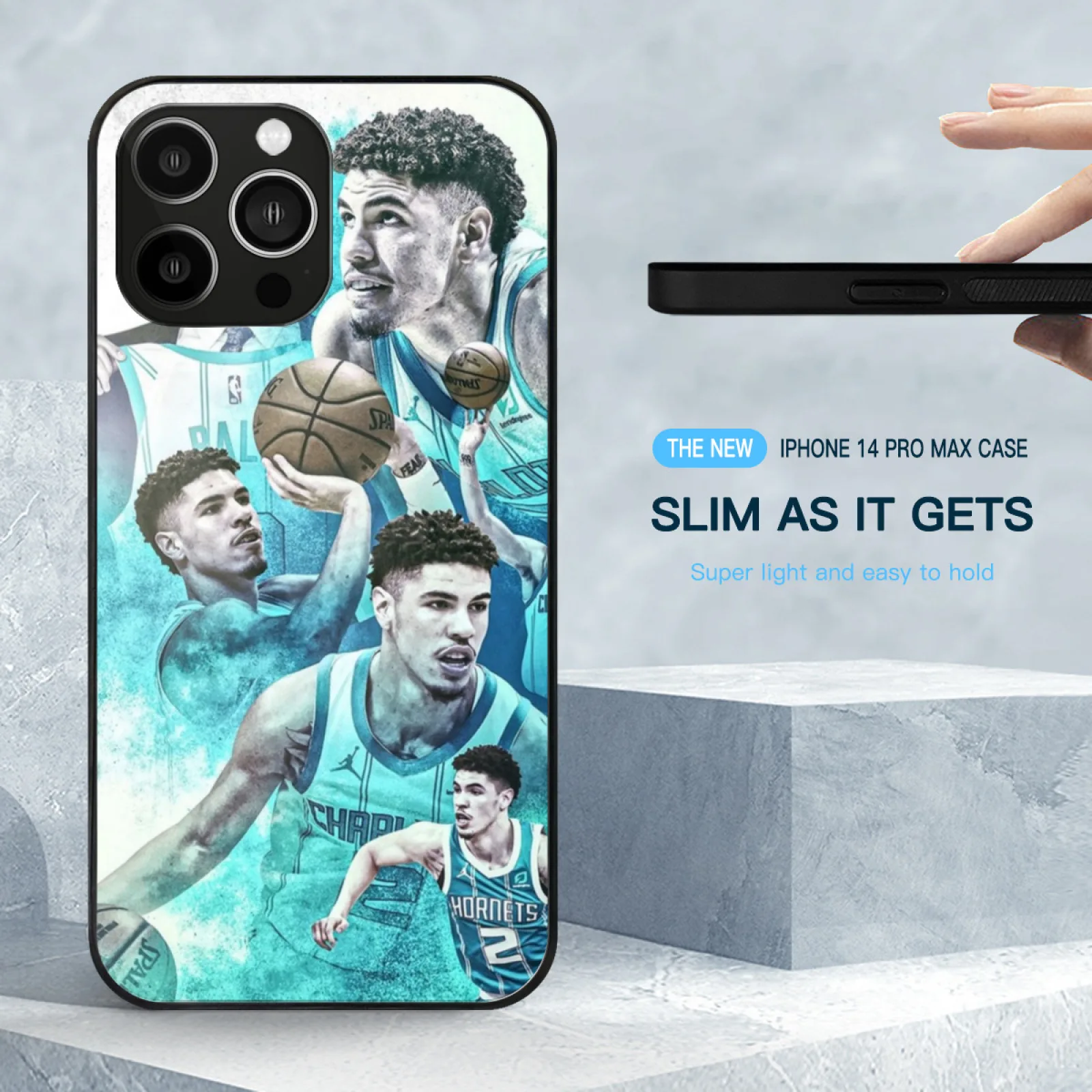 Lamelo Ball Art Tempered Glass Case For Iphone 11 12 13 14 15 Pro Max Mini 7 8 X Xr Xs Plus Phone Cover Lamelo Lamelo Ball Ball