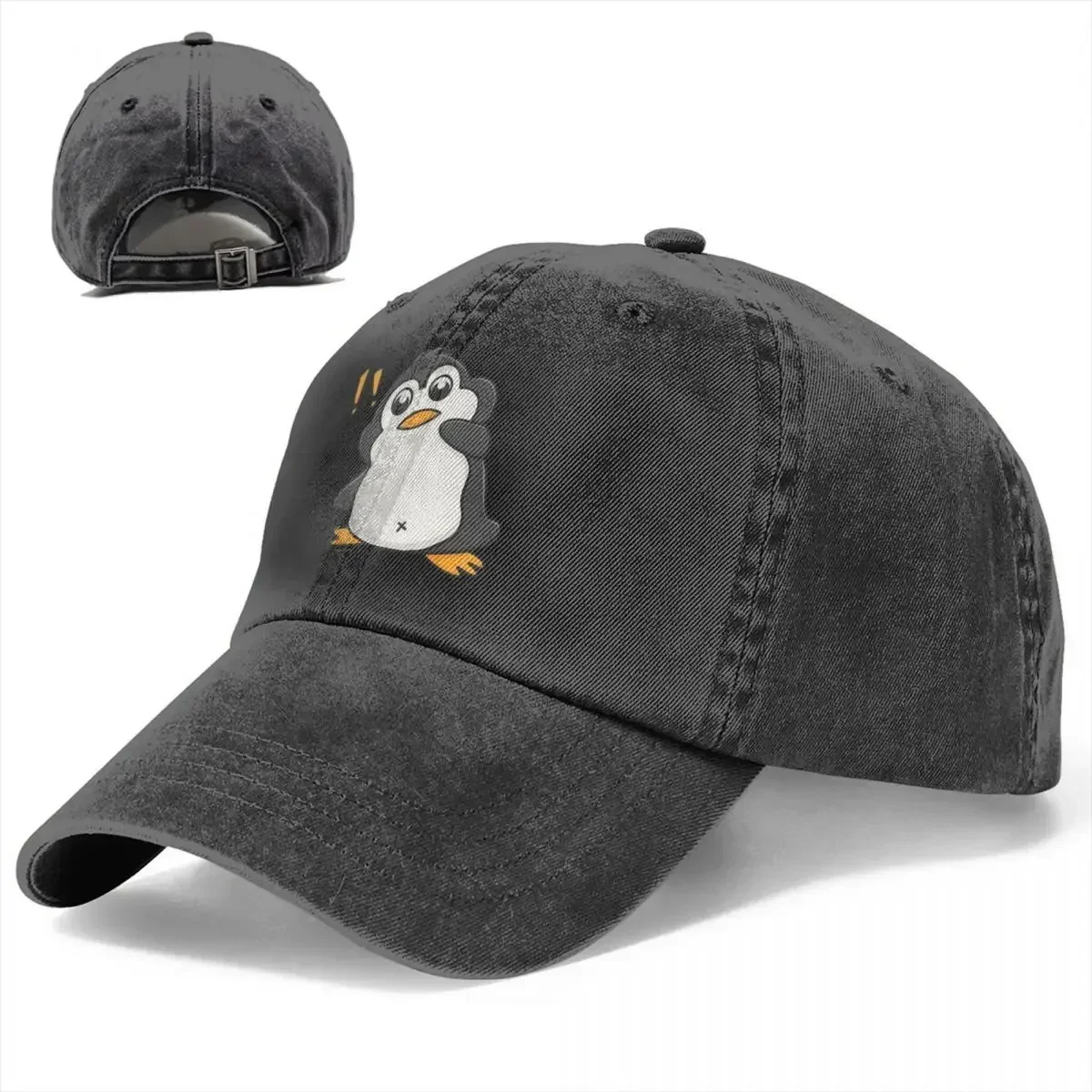 Surprised Penguin Baseball Caps Peaked Cap Valorant Agents Game Sun Shade Cowboy Hats for Men Trucker Dad Hat