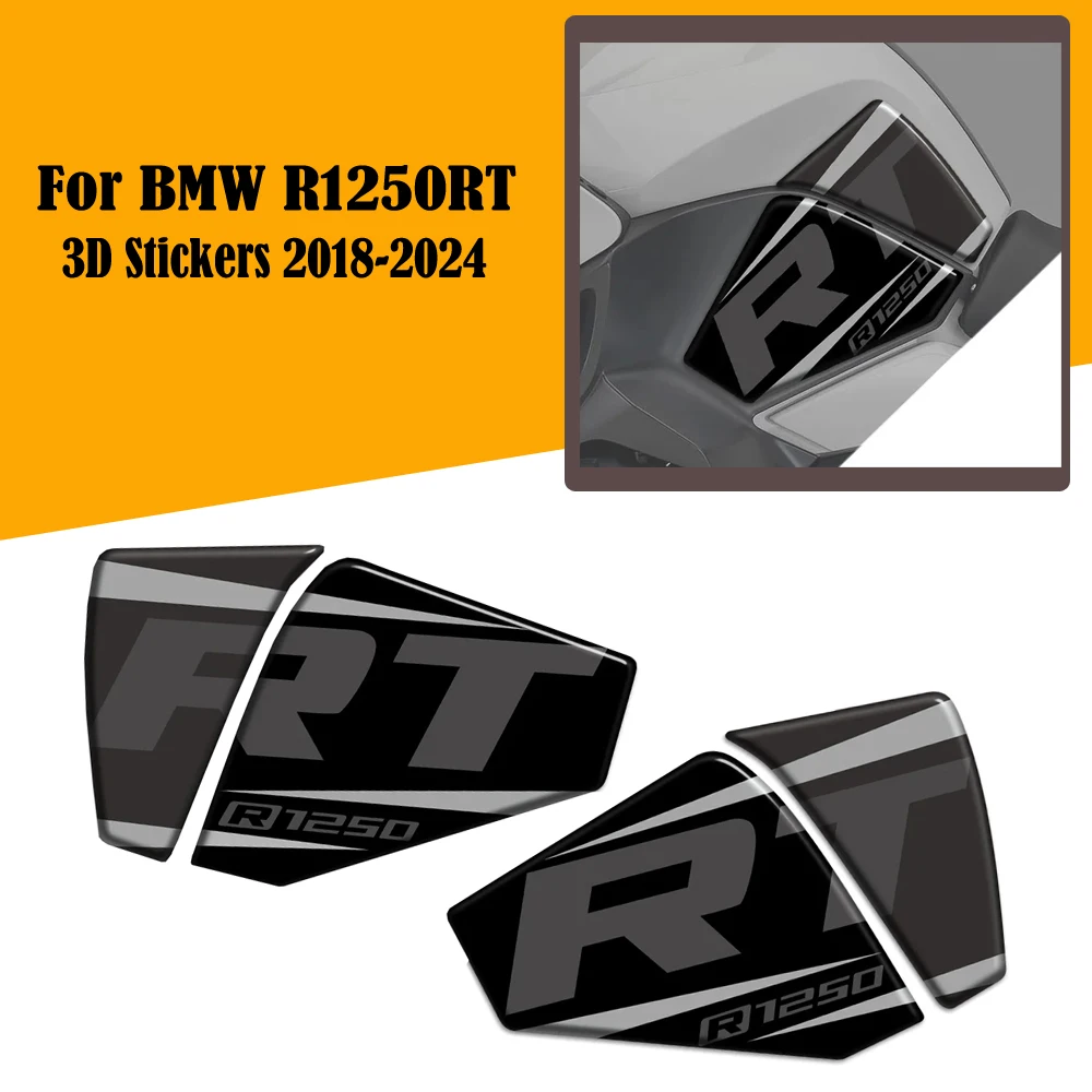 

For BMW R1250 R1250RT R 1250 RT 2018 2019- 2024 Tank Pad Stickers Trunk Side Panniers Luggage Bag Box Decal Protection Accessory