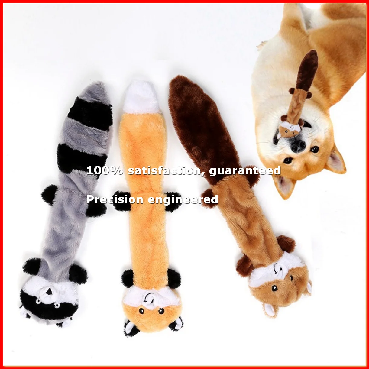 18Inch Dog Toys No Stuffing, Squeaky Dog Toy, Interactive Puppy & Dog Chew Toys Without Stuffing for Boredom-A79M