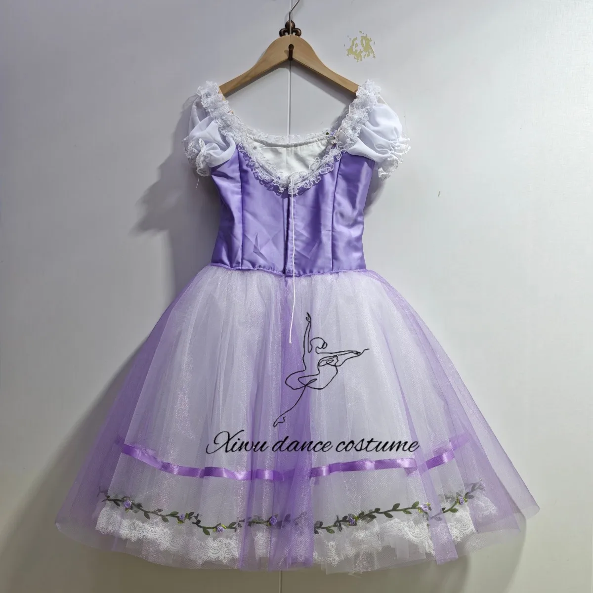 Robe tutu de ballet professionnelle fée lavande
