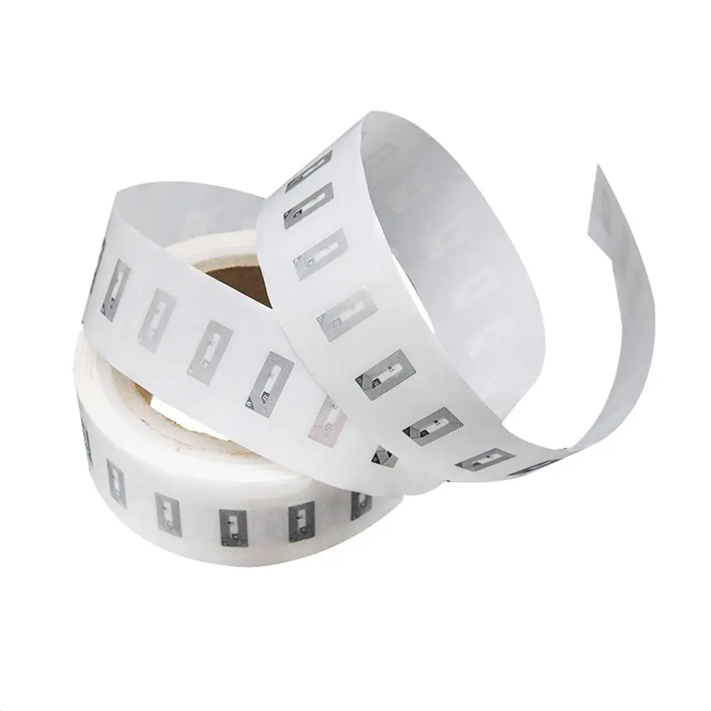 10Pcs NFC 칩 Ntag213 스티커 11x21MM 습식 인레이 13.56MHz 전자 라벨 위조 방지 태그 내구성 접착제 쉬운 ﻿