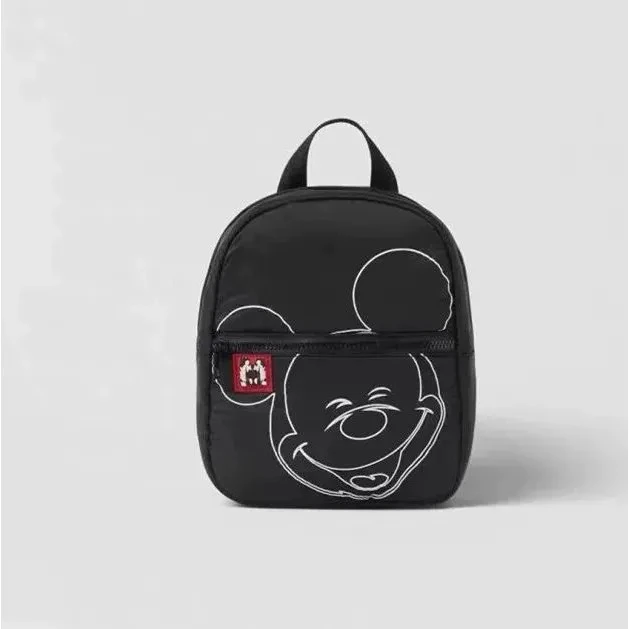 Brand Child Schoolbags Lovely Cartoon Two-shoulder Bags Baby Boys Simple All-match Backpacks Mickey Mouse Bags For 4-6Year Kids
