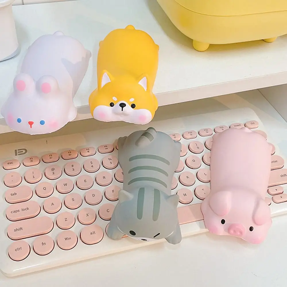 

Pad Wrist Rest Cartoon Animal Pattern Antiskid Mice Mat Desk Micemat Hand Support Mouse Pad Non-Slip Pad Wrist Rest Support