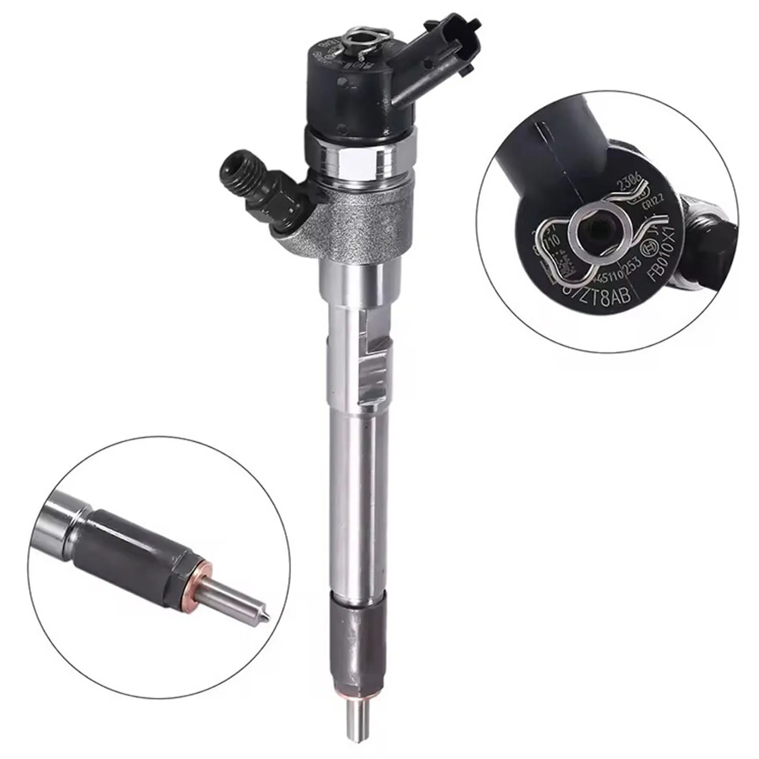 4 قطعة حاقن الوقود الجديد 33800-27800 3380027800 0445110253 0445110254 0986435155 لشركة هيونداي سانتا في كيا VGT EU4 2.2L 2006-2011 #3