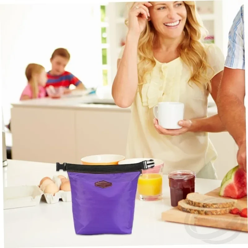 1 قطعة أكياس الغداء معزول مانعة للتسرب حقيبة للحفاظ على البرودة الصغيرة أكسفورد مقاوم للماء حقيبة حرارية المحمولة حقيبة رائعة التخييم نزهة بينتو أكياس