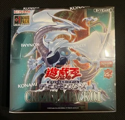 Yugioh Master Duel OCG Monsters Creation Pack 01 Asian English CR01 Collection Sealed Booster Box