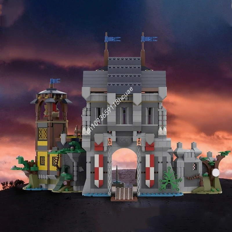 1203pcs MOC Hidden Castle Model Building blocks creative DIY Birthday craft toys Architecture Education Christmas gifts