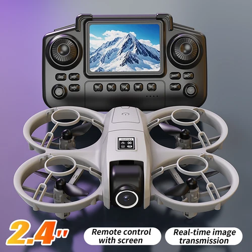 Imagen 1 del producto GISAEV 2025 Nuevo dron YL3 | Control de pantalla de 2,4'' | Cámara dual 4K | Posicionamiento del flujo óptico | Para principiantes | Regalos para niños