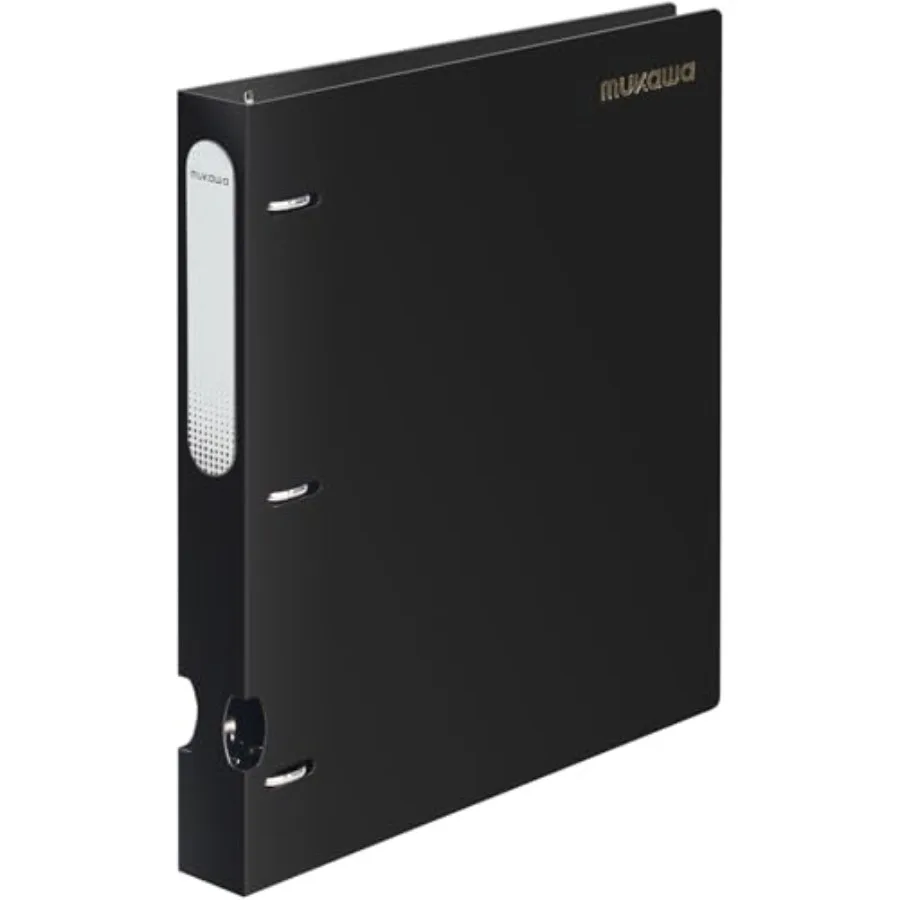 

1 Inch 3 Ring Binder, D-Ring Binder Holds 250 Sheets, PP Cover with Writable Spine Label, Lay-Flat Design, Letter Size 8.5x11,