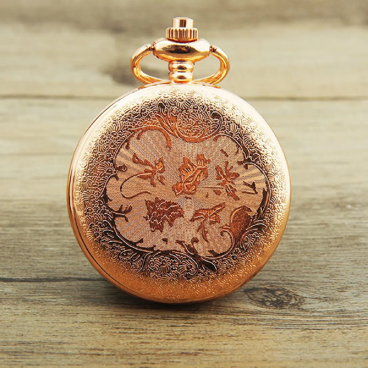 Retro Creative Pocket Watch Flip Cover Unisex Red Retro Red Diamond Decorative Pocket Watch Quartz Surface