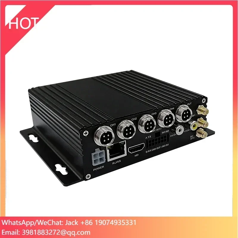 ST9704 4channel TF Card Mobile Digital Video Recorder with 4G WIFI GPS MDVR Supports Custom Language and Logo