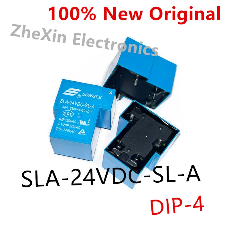 10PCS/Lot   SLA-05VDC-SL-A 、SLA-12VDC-SL-A 、SLA-24VDC-SL-A 、SLA-48VDC-SL-A   DIP-4   New original electromagnetic relay