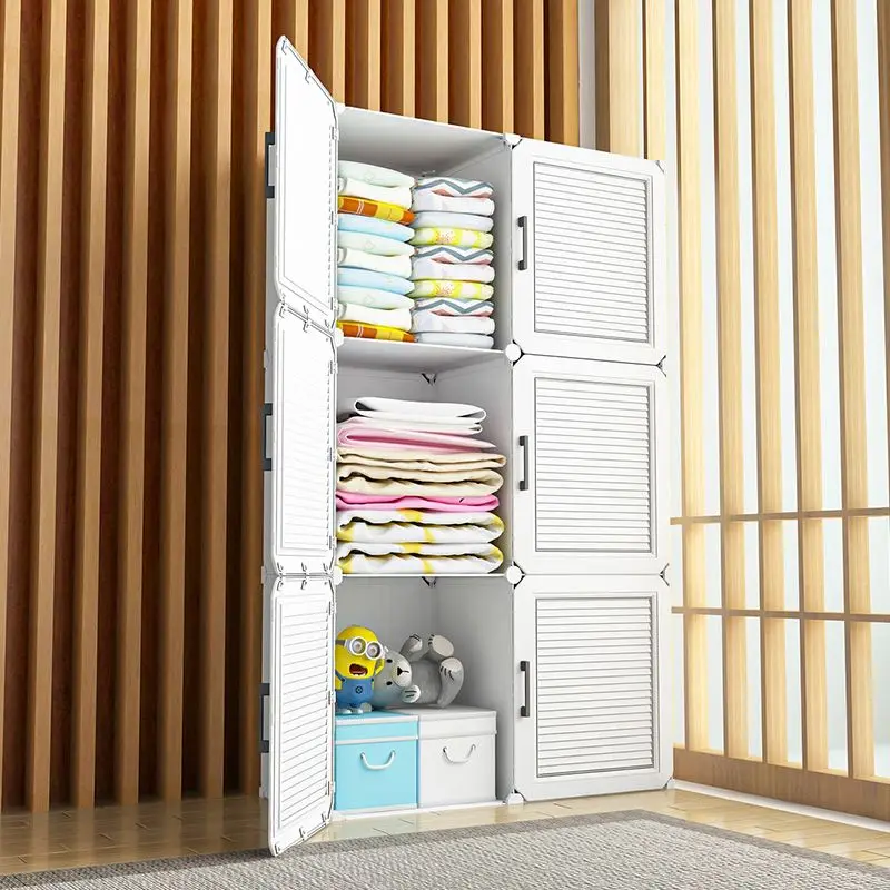 

Office Large Size Clothes Folding Cabinets Splice Storage Toy Placement Dustproof Household Partitions Vestidores Home Furniture