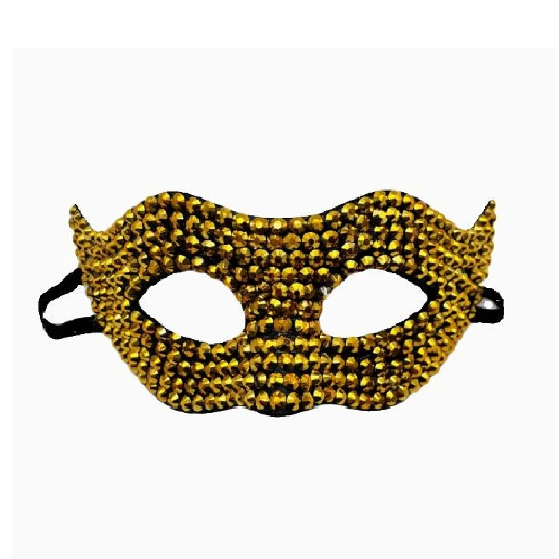 High End Full Diamond Half Face Mask, Fashion Rhinestone Eye Mask For Halloween Performances, Dances Party Live Streaming Masks