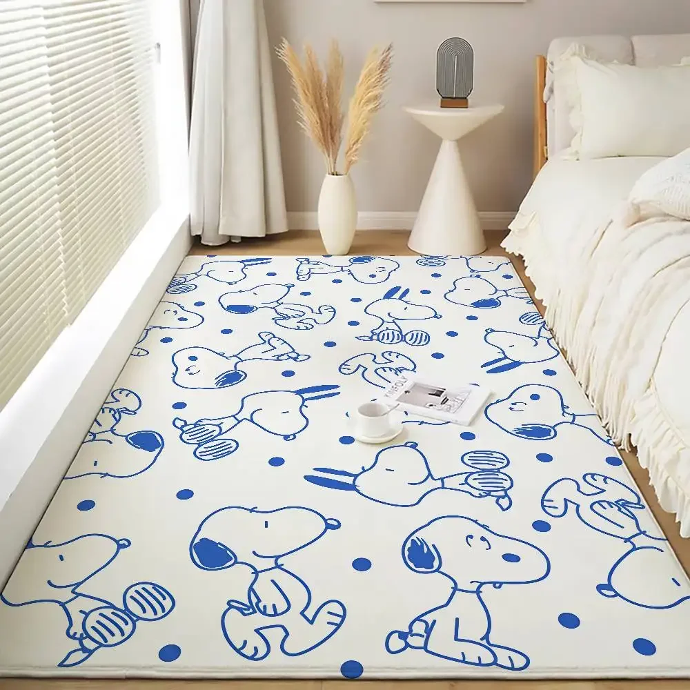 Cute S-Snoopys Floor Mats Home Laundry Rug Carpet For Living Room Decor Lounge Area Anti-slip Foot Mat Entrance Doormat view 3