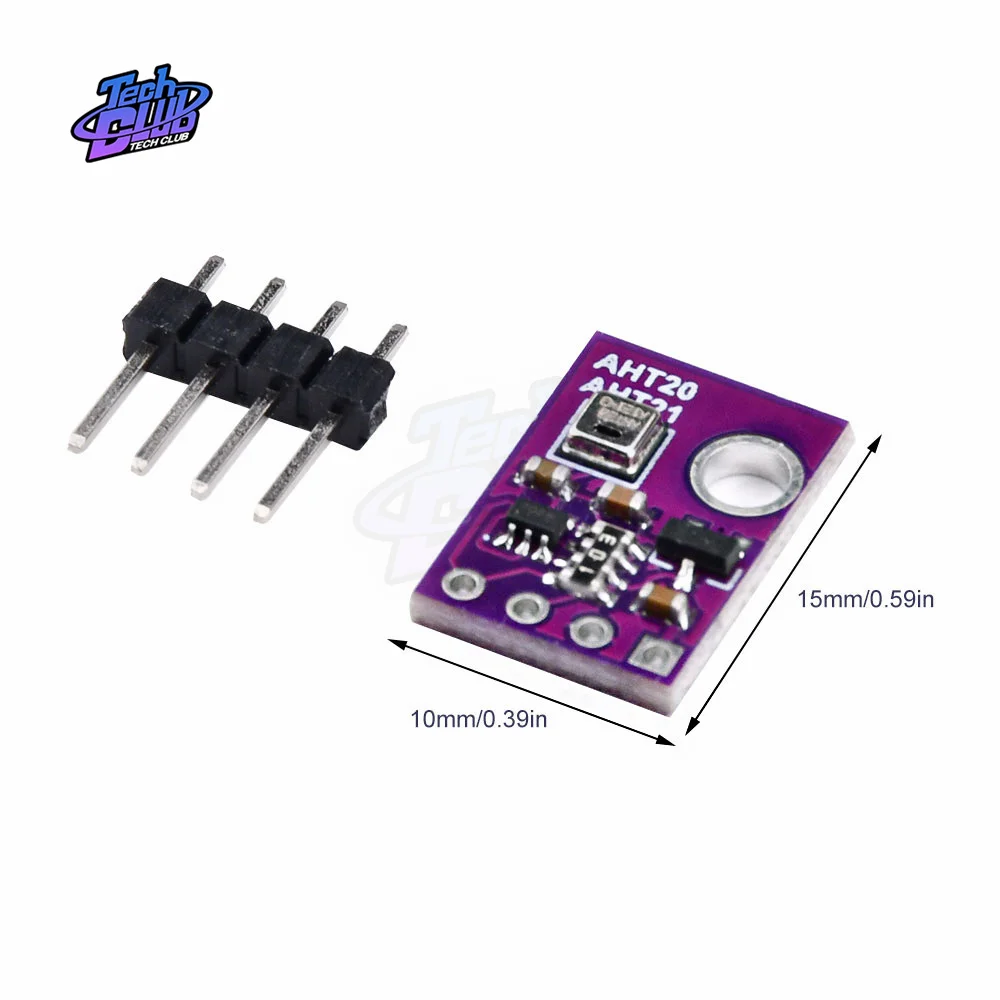 AHT20 AHT21 modulo di misurazione del sensore di temperatura e umidità digitale ad alta precisione comunicazione I2C sostituire l'accessorio dello strumento