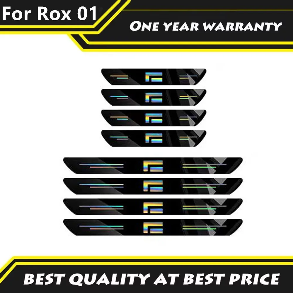 

Fit For 2024 2025 BAIC JISHI Polestones 01 ROX 01 New Energy Vehicle Colorful Laser Threshold Strip Anti Stepping Strip Sticker