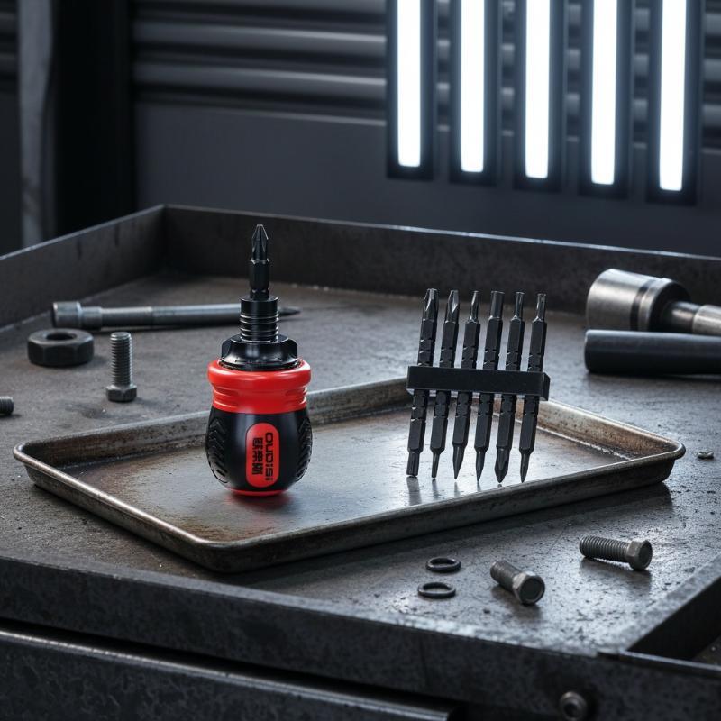 Multi Purpose Ratchet Screwdriver Kit Extendable Design Cross Slotted Bit Household Hand Tool Supply