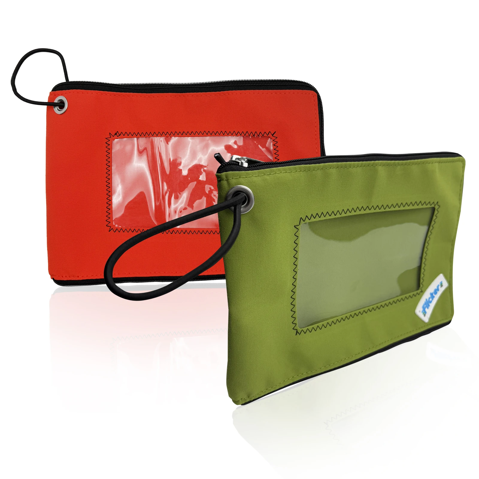 

Сумка для файлов из полиэстера Flicker GELAY, ткань Оксфорд морского класса с прозрачным карманом из ПВХ, цельно открытой молнией и дорожным ремешком